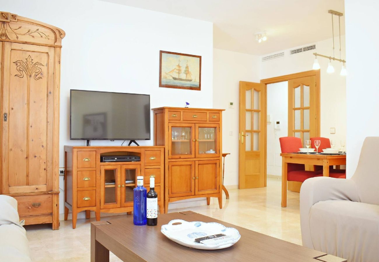 Apartamento-vacacional Centro-de-Málaga Cuatro-Huéspedes Easy-Rent-Málaga Perfecto-para-familias