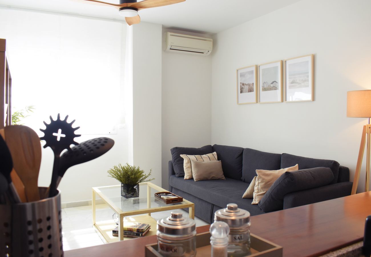 Apartamento-vacacional-Málaga Cuatro-Huéspedes Easy-Rent-Málaga Perfecto-para-familias Centro-de-Málaga 