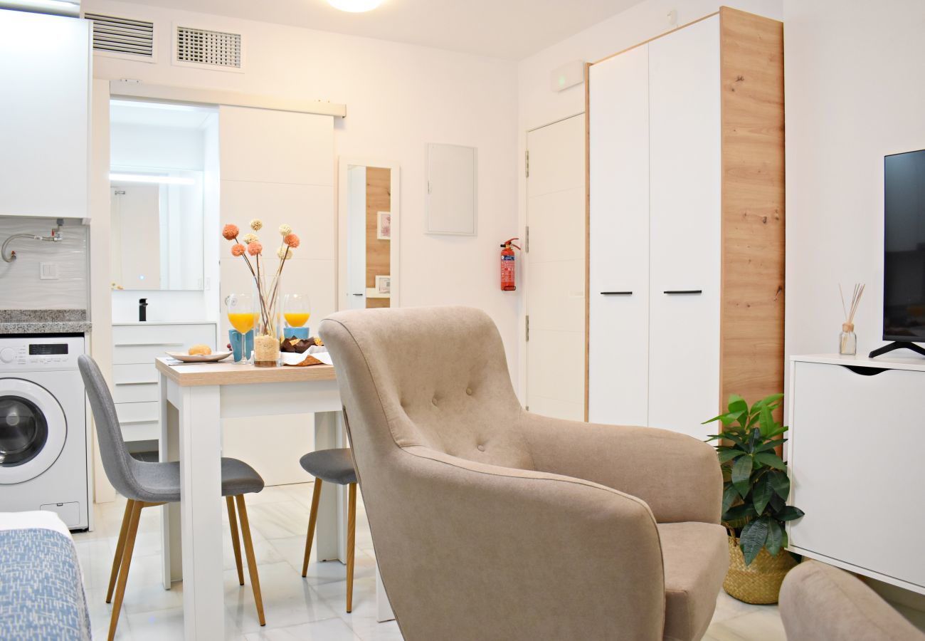 Apartamento-vacacional Málaga Dos-Huéspedes Easy-Rent-Málaga Perfecto-para-parejas