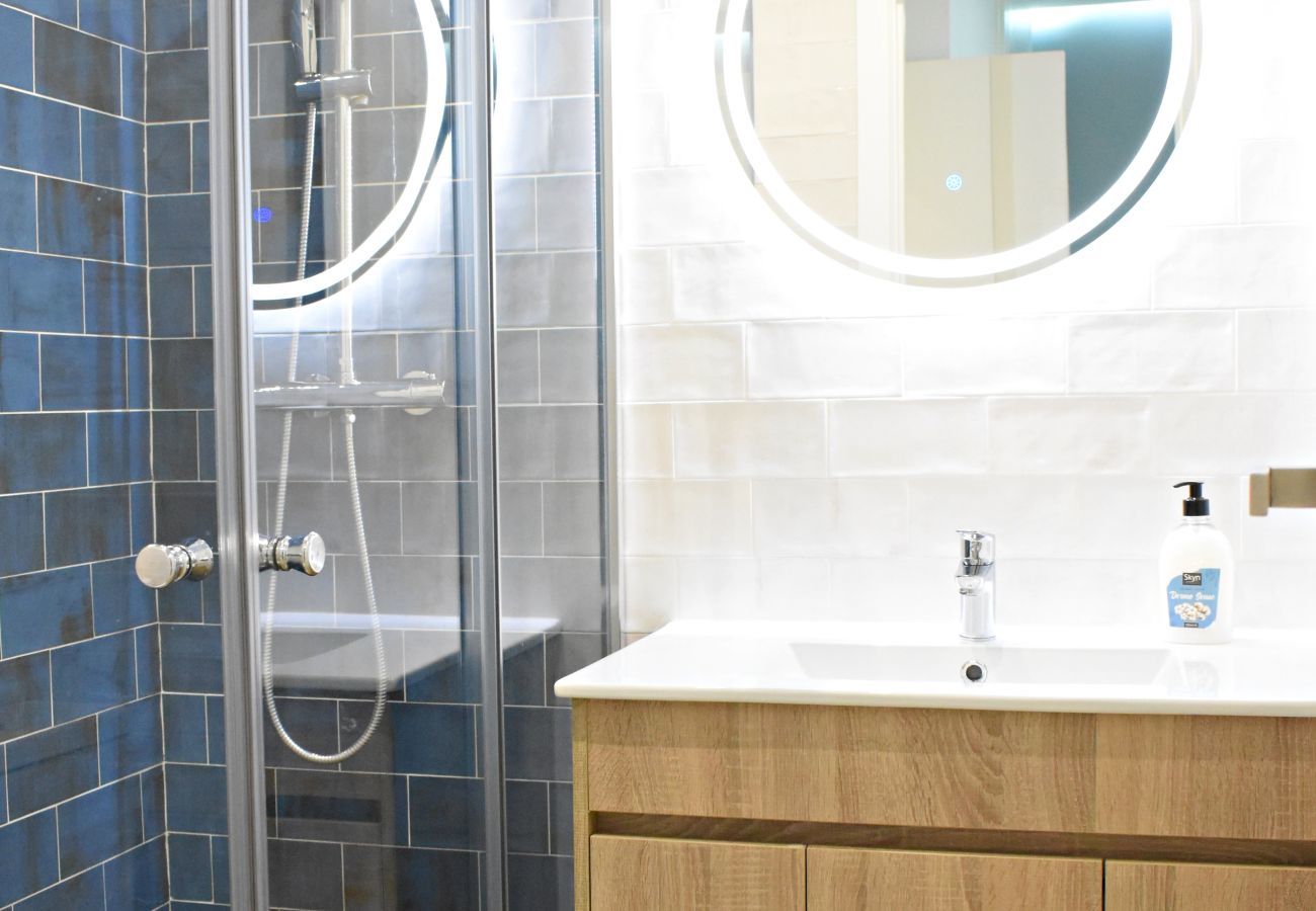 Apartamento en Benalmádena - Precioso apartamento de dos dormitorios con jacuzzi en Benalmádena