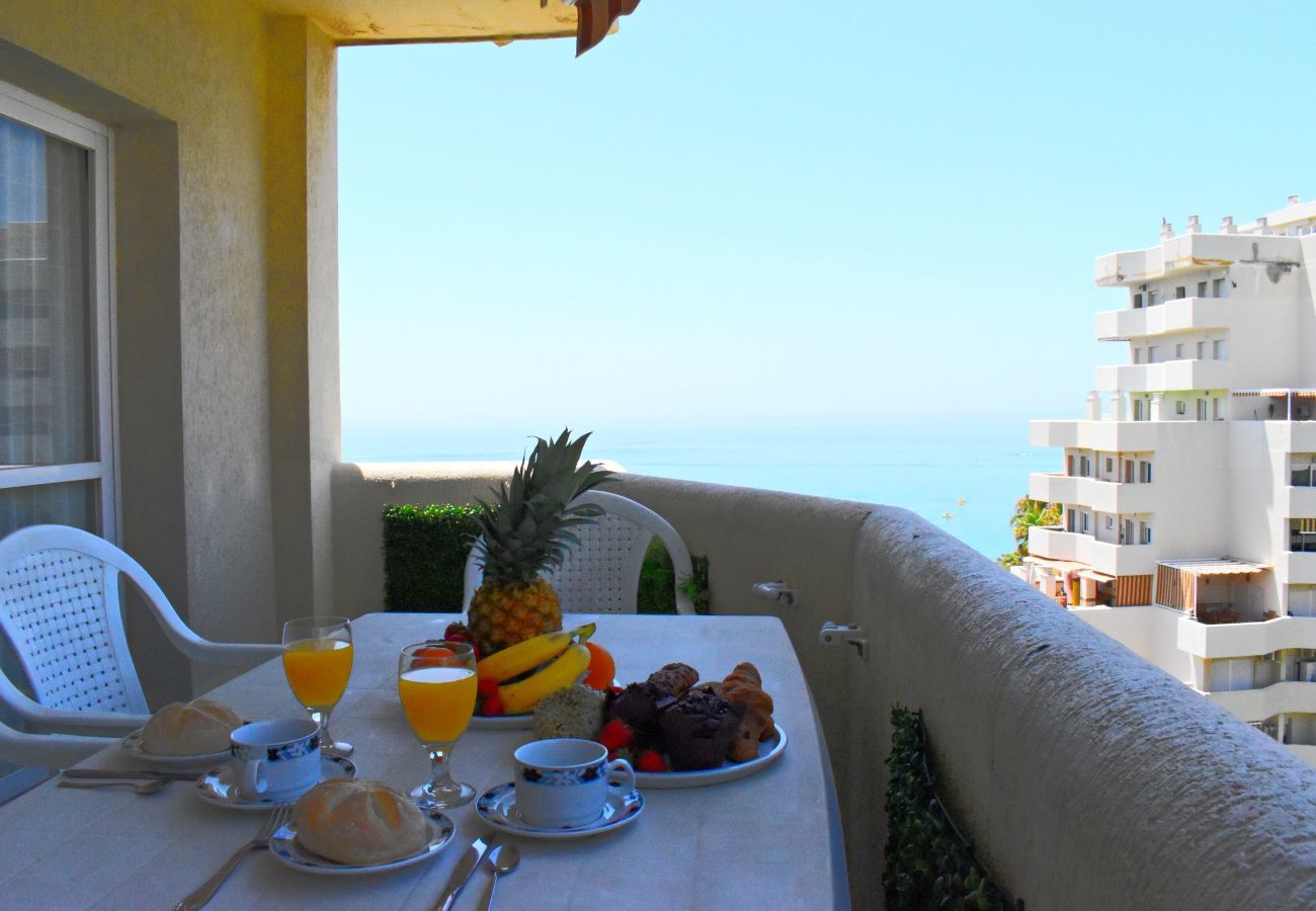 One-bedroom-flat Benalbeach Resort Sea-front Costa-del-Sol Gardens Four-guests